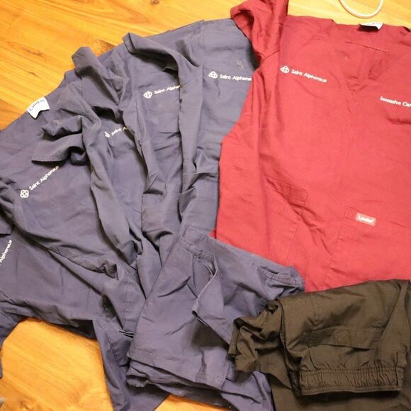 ICU Scrubs - St. Alphonsus - Sz Med Bundle! - Picture 1 of 16